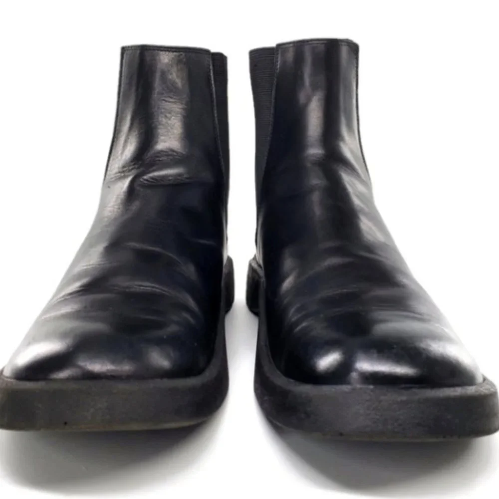 Bally Sesvenna Black Leather Pull-On Comfort Chelsea Boots - Picture 6 of 13